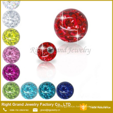 Body Jewelry Parts Wholesale Screw ferido ball piercing replacement